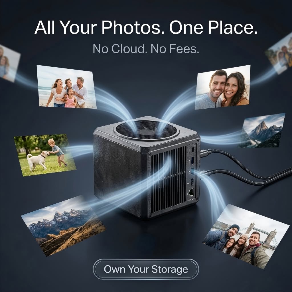 IMMI PhotoHub — All Your Photos in One Place block diagram